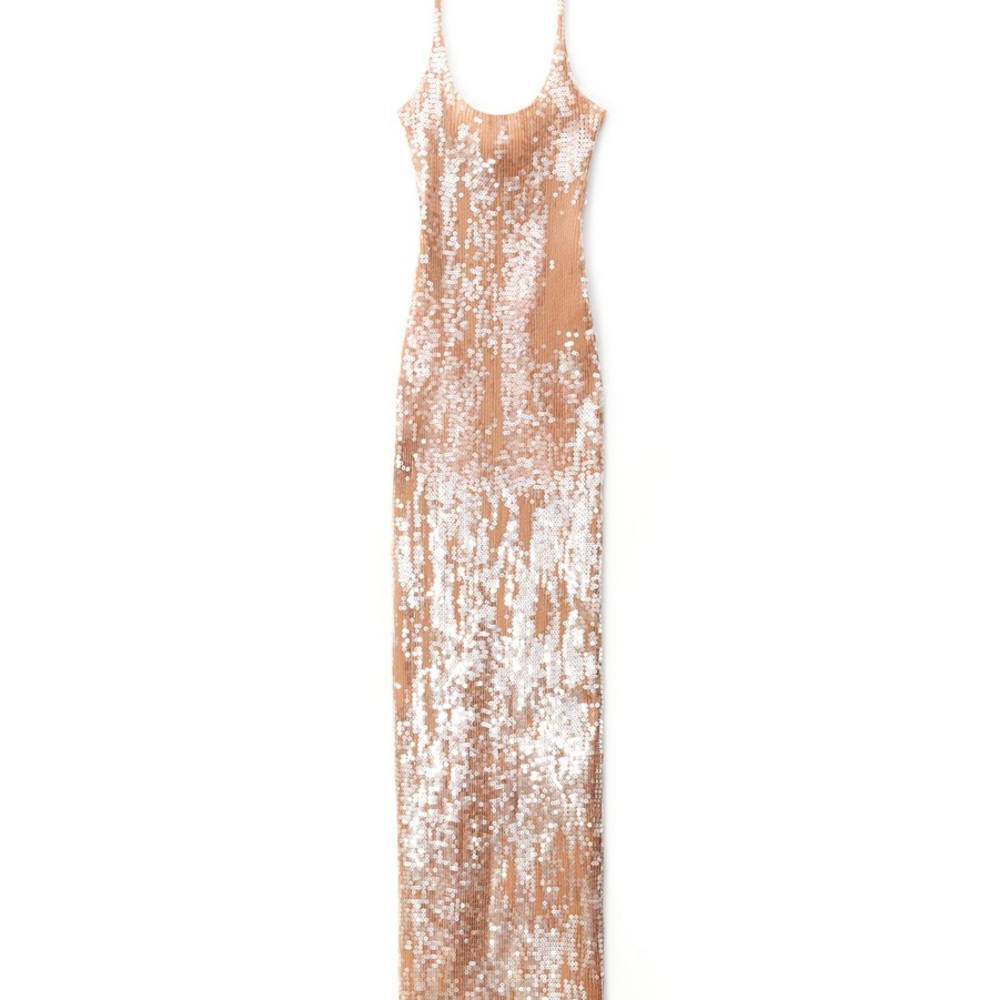 Alexander Wang Elegant Sequin Evening Dress